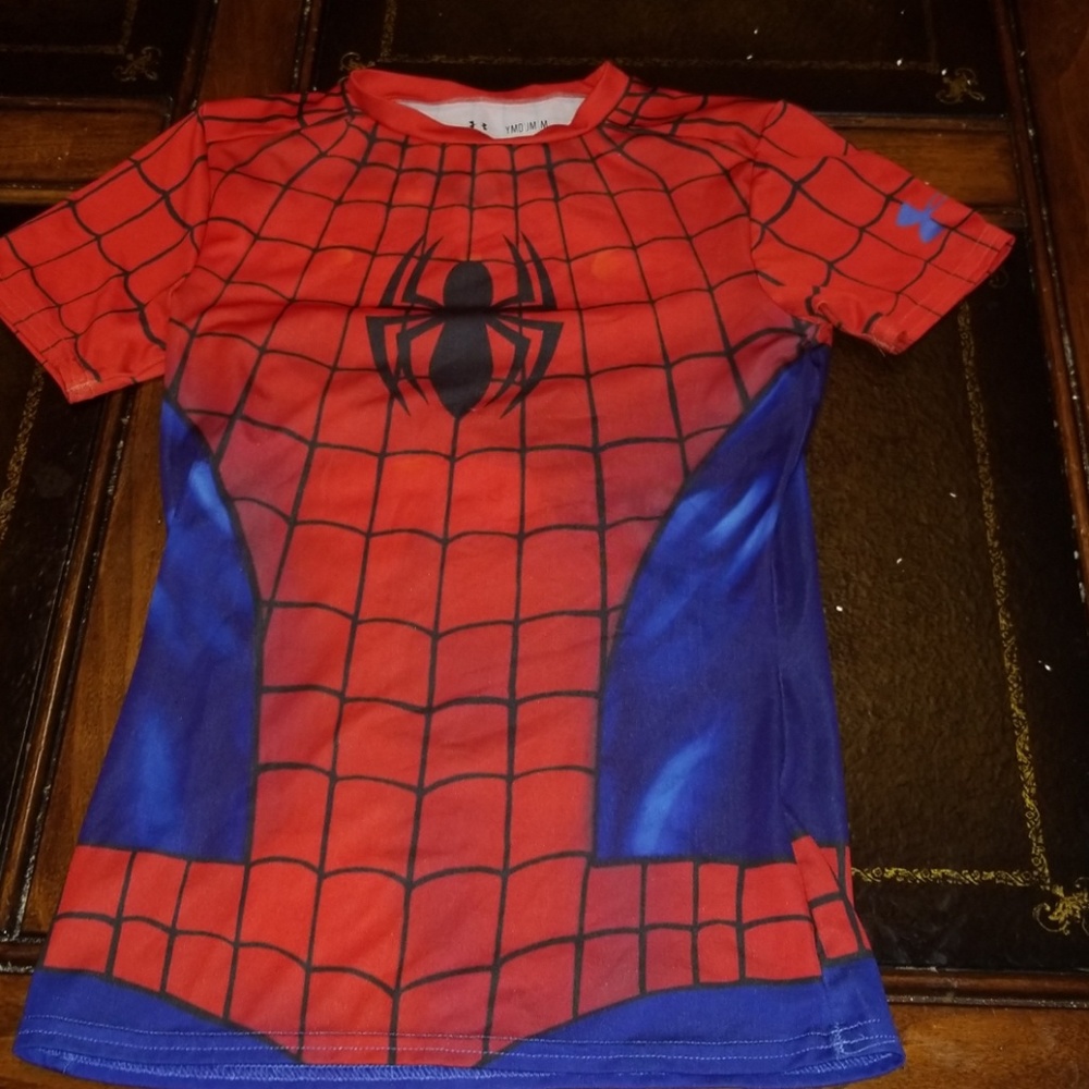 Under Armour Boys spiderman ymd medium 8 10 shirt